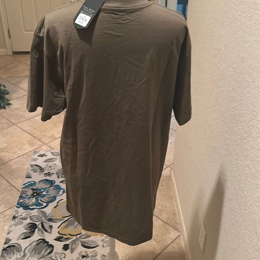 Stance Men's M Crewneck Tee Shirt Ishod Wear Heeler Dog Graphic Olive Green New - Picture 2 of 10